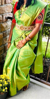 Picture of tissue Pattu saree with work blouse