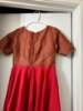 Picture of Red Banarasi Long Gown