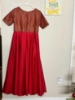 Picture of Red Banarasi Long Gown