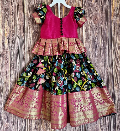 Picture of Kalmkari benaras lehenga 2-3 yrs