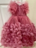 Picture of Pink Designer full length frock 1y