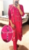 Picture of Magenta pink straight cut kurta set(40)