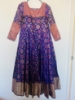 Picture of Purple benaras long frock