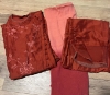 Picture of Maroon angrakha kurta set