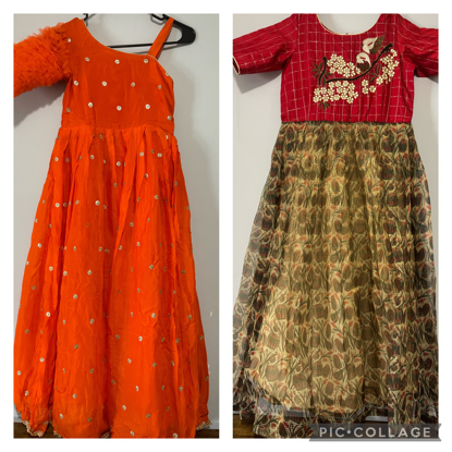 Picture of Never worn Kids combo longfrocks 6-8 years