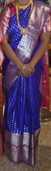 Picture of Light weight semi venkatagiri saree