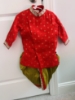 Picture of Red banaras kurta set 18-24M