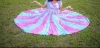 Picture of Customized Georgette Gender Reveal Dress by Anusha Reddy Couture