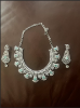 Picture of Zircon mint green necklace set