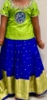 Picture of Beautiful Blue & Green Pattu langa 4-5y