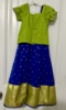 Picture of Beautiful Blue & Green Pattu langa 4-5y