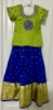 Picture of Beautiful Blue & Green Pattu langa 4-5y