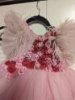 Picture of Baby pink ombre birthday frock 1-2y