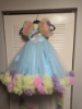 Picture of Rainbow Baby Frock 2 to 4 years old with trail