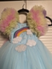 Picture of Rainbow Baby Frock 2 to 4 years old with trail