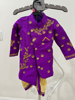 Picture of purple and cream kurtha 1-2y