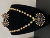 Picture of Blue Jadau kundan set with studs