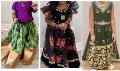 Picture of 3 kids Dresses combo 2y - 3 y