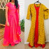 Picture of Taruni long frock with coat and dupatta