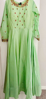 Picture of New Green and yelow long gown