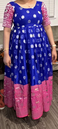 Picture of Royal blue long frock
