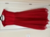 Picture of Red netted dress with work