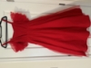 Picture of Red knee length gown 12-15y