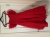 Picture of Red knee length gown 12-15y