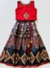 Picture of Neerus Kids Traditional Choli Lehenga with Embroidered Top 4-6y