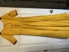 Picture of yellow long anarkali  dress