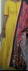 Picture of yellow long anarkali  dress