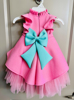 Picture of Baby pink party wear frock 2-3y
