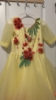 Picture of Floral applique work frock