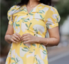 Picture of Yellow Floral Georgette Midi Dress & Pastel Pink Georgette Midi Dress