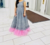 Picture of Grey and pink ball gown