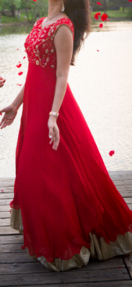 Picture of Red long dress