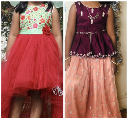 Picture of High Low Frock and Skirt Combo 3-4 yr