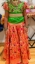 Picture of Semi Paithani Lehanga with maggam blouse 4-6y