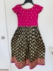 Picture of Black benaras long frock 6-7y