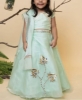 Picture of New Lil Angels Organza Foil lehenga with ruffle dupatta 2-3y