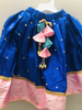 Picture of Pink and blue pavadai 2y