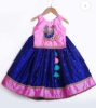 Picture of Pink and blue pavadai 2y