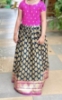 Picture of Black benaras long frock 6-7y