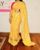 Picture of Pure Linen saree with pure Benaras pattu blouse