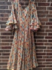 Picture of New Printed cotton dress with bell sleeves