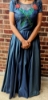 Picture of Blue embroidered Long frock