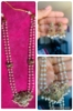 Picture of Brand New Rice pearl Mid length chain and earrings