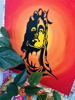 Picture of Hand painted Adiyogi wall frame 12x12