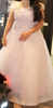 Picture of Baby pink Heavy Party wear Ball gown