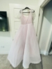 Picture of Baby pink Heavy Party wear Ball gown